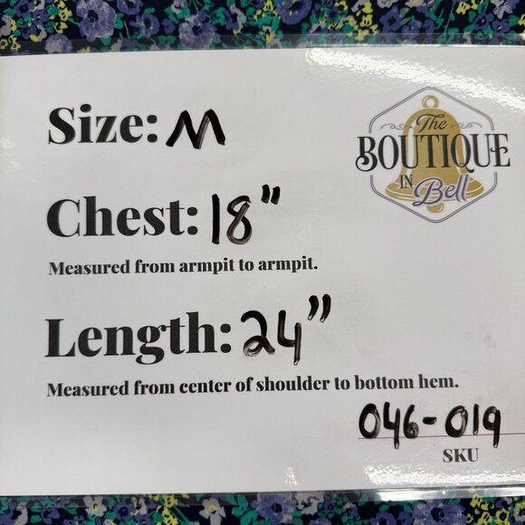 NWT Loft Womens M Micro Floral Racerback Tank Top Lined Blue Green Cottagecore - Picture 15 of 16